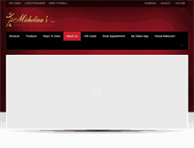 Tablet Screenshot of michelinassalon.com